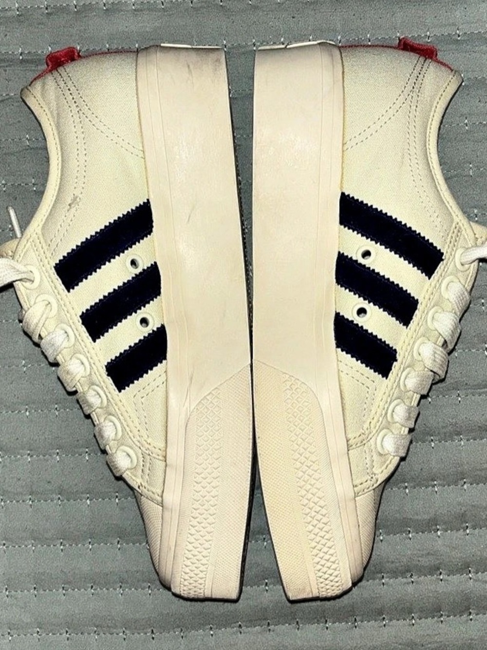 adidas Women’s Nizza Platform Sneakers - Cream-White & Night Sky - W8